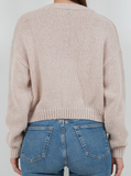 Coastal Knit Cardigan - Sand