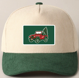 Snapback - Corduroy Ivory/Green - Over Sand Express