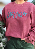 Holiday Twill - Unisex Cranberry Corduroy Crewneck