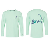 Cape Cod Sharks - Unisex Mint UPF50 Long Sleeve