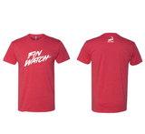 Fin Watch - Unisex Red T-Shirt