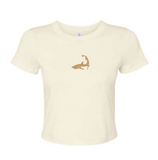 Cape Shark - Ladies Ivory Baby Tee