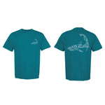 Cape Cod Towns - Unisex Topaz Blue T-Shirt