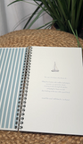 The Art of New England watercolor workbook - The Blue Hydrangea by Katie Marie