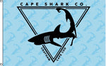 Shark Light Blue Flag - 3'x5'