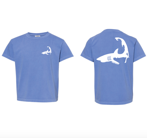 Shark - Youth Flo Blue T-Shirt