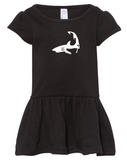 Shark - Infant/Toddler Black Dress