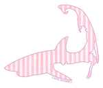 Pattern Sticker - Pink Seersucker