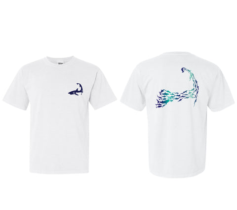 Cape Cod Sharks - Unisex White T-Shirt