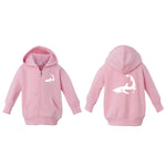 Shark - Infant/Toddler Pink Zip Hood